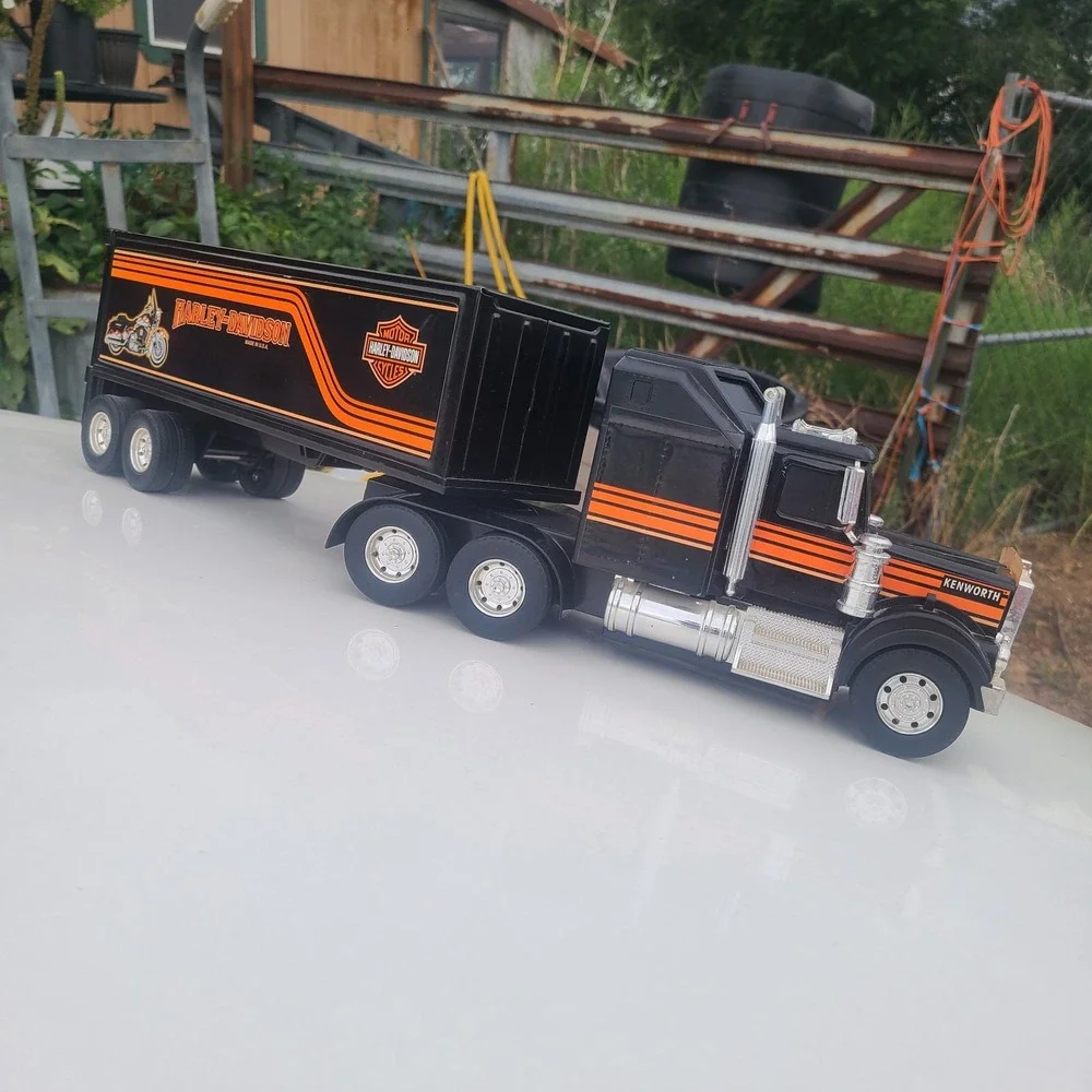 Buddy L Kenworth Sonic Hauler Harley-Davidson Semi Truck Toy Kids 21in 1999
